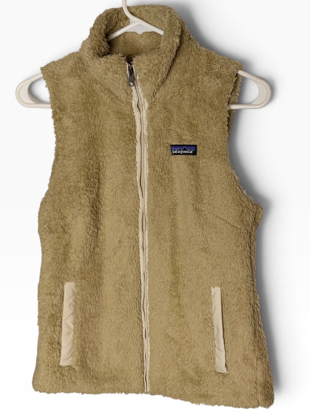 Patagonia Women’s Los Gatos Fleece Vest Size Small Khaki
